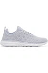 Apl Athletic Propulsion Labs Women's Phantom Techloom Knit Low-top Sneakers In Ice/white