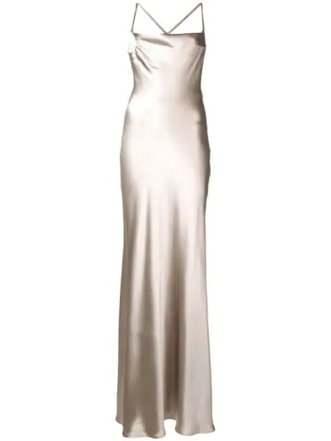galvan silver dress