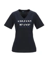 Armani Jeans T-shirts In Dark Blue