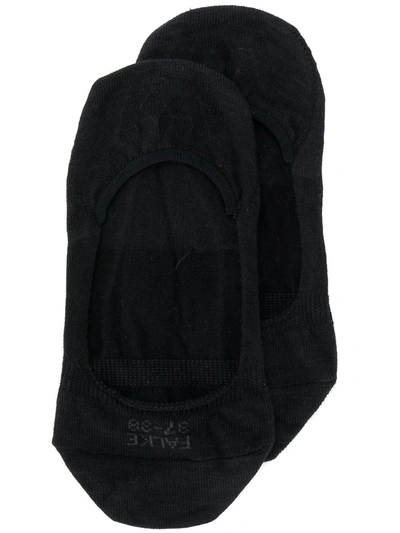 Falke Step Black Cotton-blend Trainer Socks