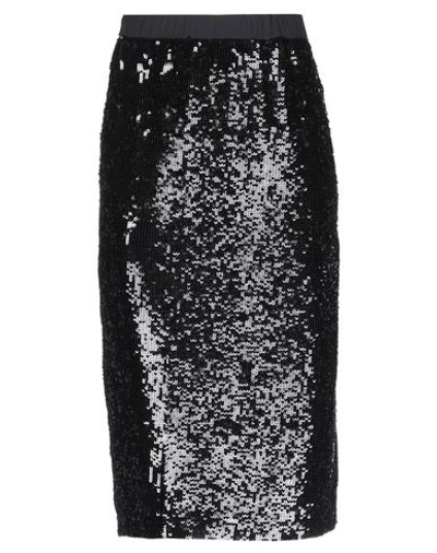 Pinko Midi Skirts In Black