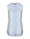 Armani Jeans Blouse In Sky Blue