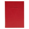 Christys' Hats Richard Leather Passport Holder In Red