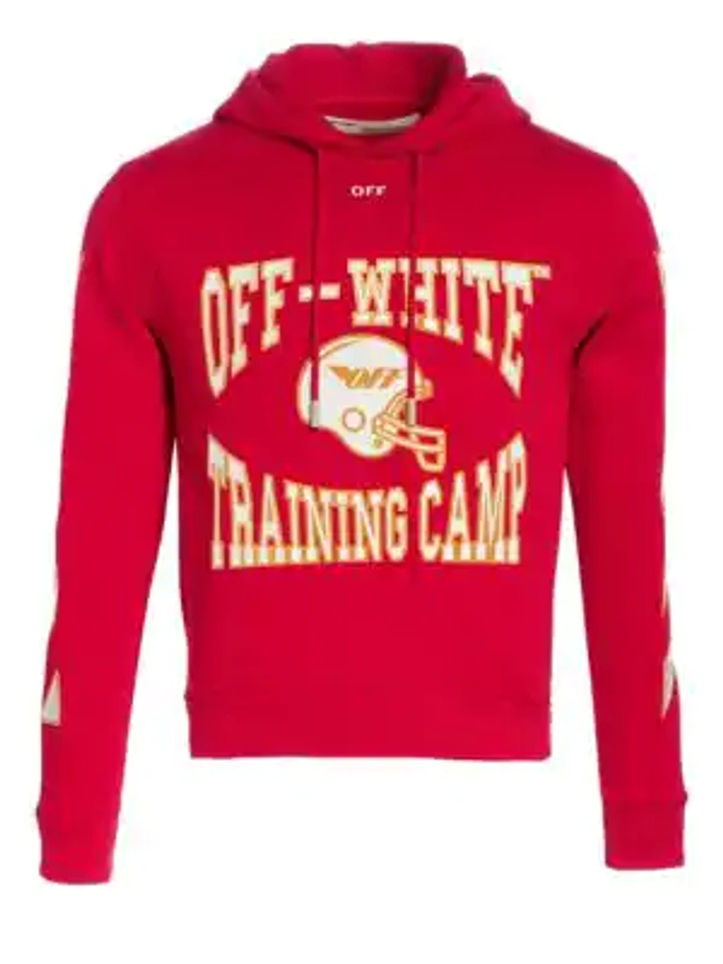 Off white Training Camp Hoodie In Red ModeSens