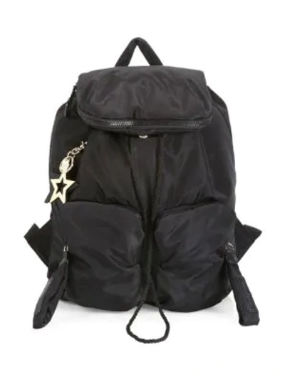 Chloé Joy Rider Nylon Backpack In Black