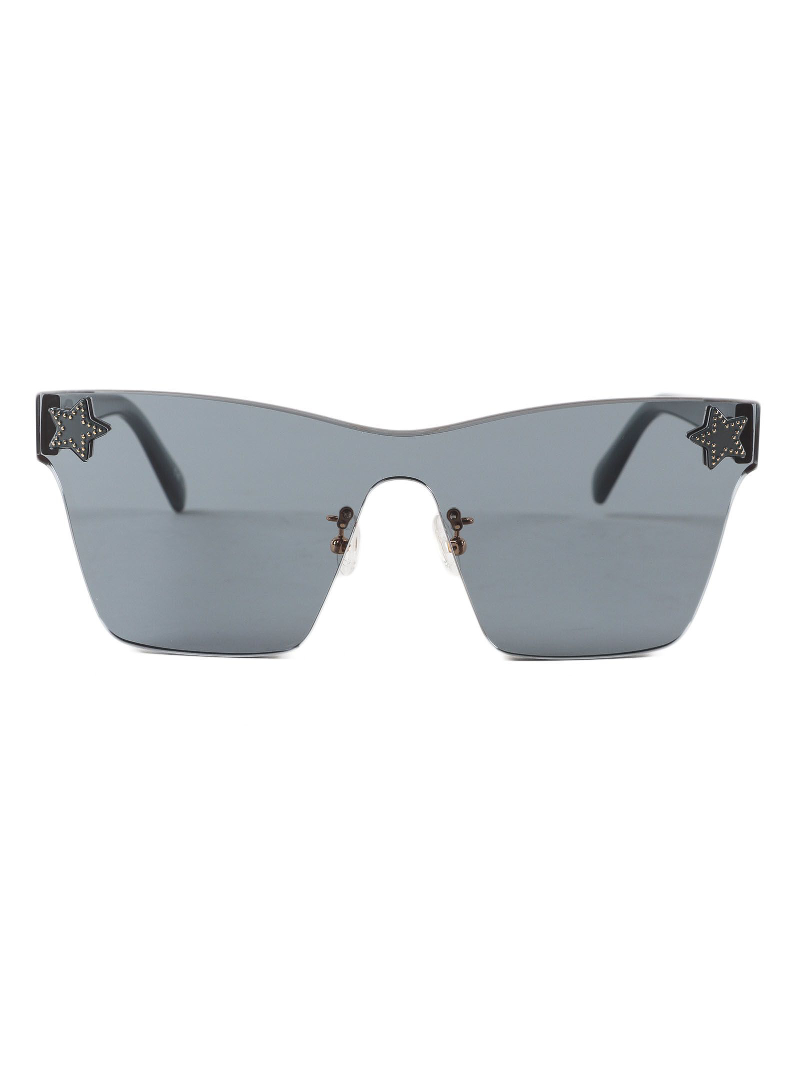 Stella Mccartney Star Studded Sunglasses In Gold Gold Green Modesens
