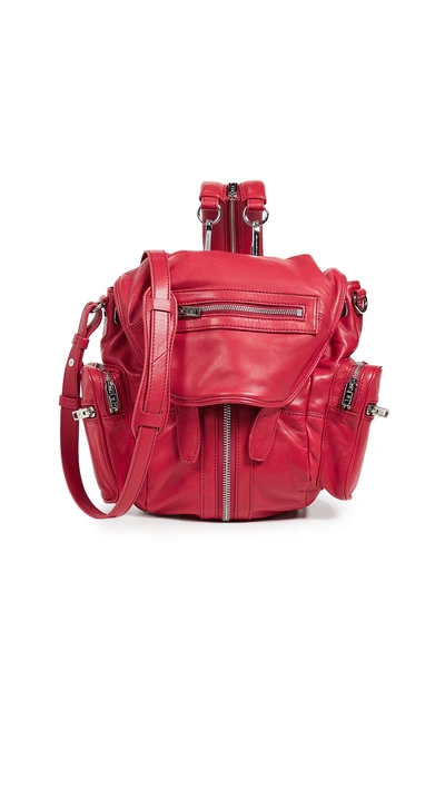 Alexander Wang Mini Marti Backpack In Red