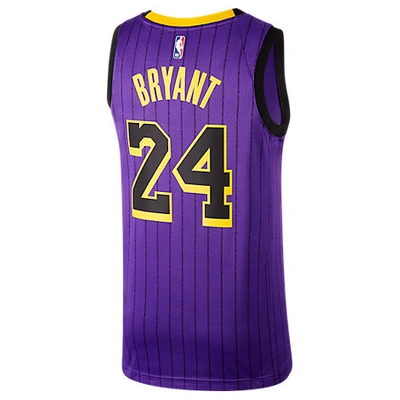 Purple Lakers Kobe City Jersey Nike Men's Los Angeles Lakers Nba