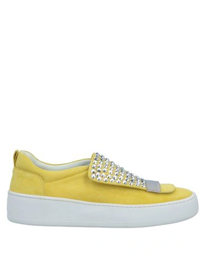 Sergio Rossi Sneakers In Yellow