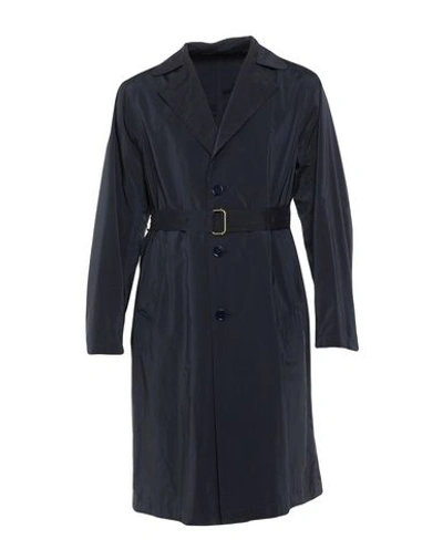 Dries Van Noten Full-length Jacket In Dark Blue