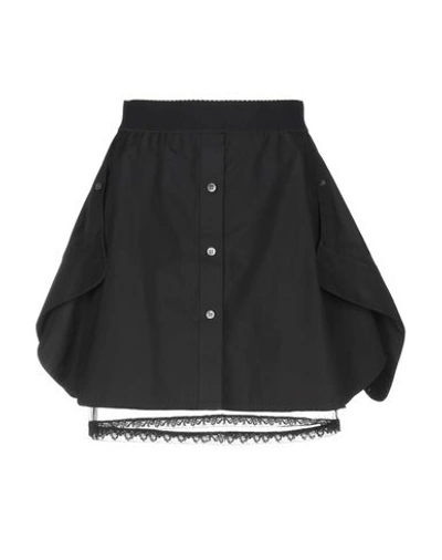 Alexander Wang Mini Skirt In Black