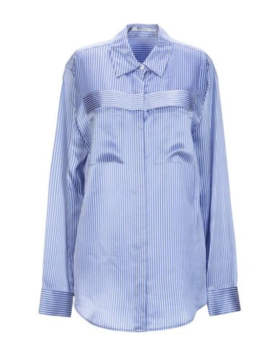 Alexander Wang Patterned Shirts & Blouses In Blue