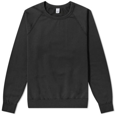 Save Khaki Fleece Crew Sweat In Black