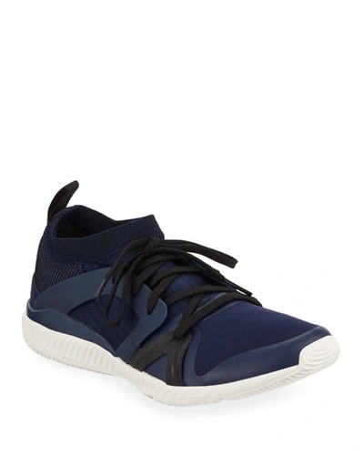 Adidas By Stella Mccartney Crazy Train Pro Lace-up Sneakers, Navy
