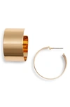 Jenny Bird Fundamentals Hoop Earrings In Gold