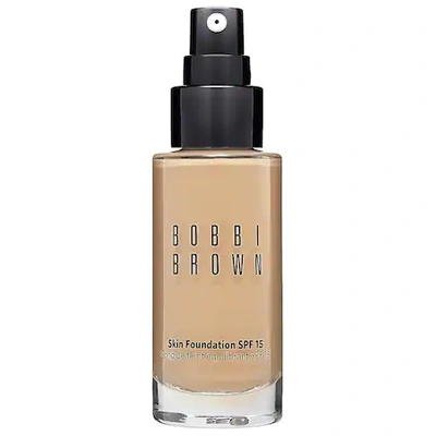 Bobbi Brown Skin Foundation Spf 15 Natural Tan 4.25 1 oz In Natural Tan 4.25 (medium Beige With Yellow Undertones)