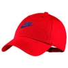 Nike Sportswear H86 Washed Futura Adjustable Back Hat, Red - Size Osfm