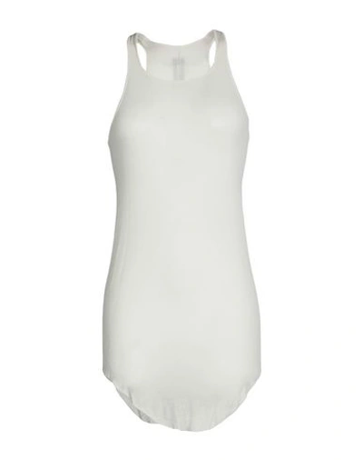 Rick Owens Tank Tops In White