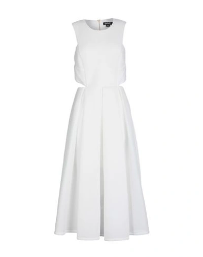 Dkny 3/4 Length Dresses In White