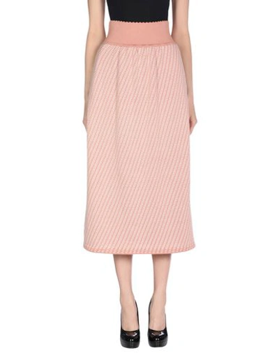 Molli Maxi Skirts In Salmon Pink
