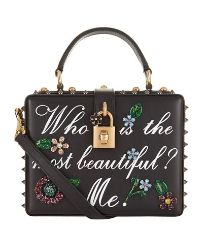 Dolce & Gabbana Beautiful Embellished Padlock Top Handle Bag | ModeSens