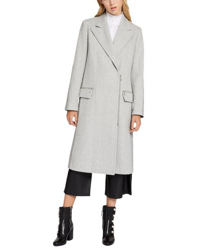 Karl Lagerfeld Coat In Light Grey | ModeSens