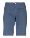 Manuel Ritz Shorts & Bermuda In Slate Blue