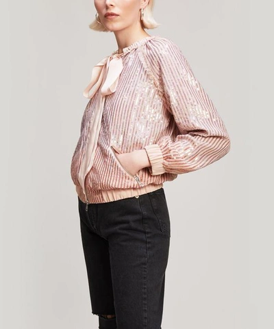 Needle and thread sequin jacket sale