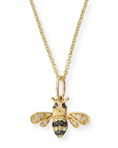 Sydney Evan Girls' 14k Gold Small Bee Charm Necklace