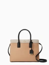 Kate Spade Cameron Street Candace Satchel In Cashew Butter