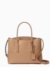 Kate Spade Margaux Large Satchel In Light Fawn