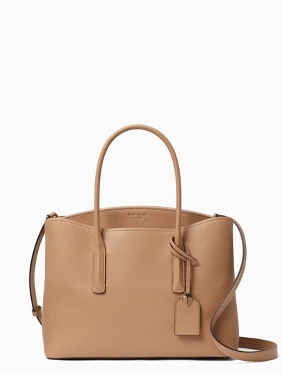 Kate Spade Margaux Large Satchel In Light Fawn