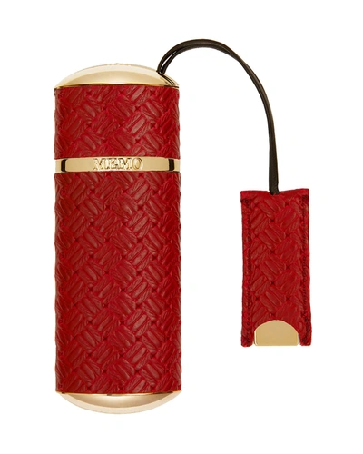 Memo Paris Red Knitted Refillable Travel Spray