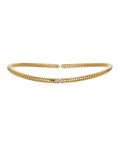 Marina B Trisola 18k Gold Diamond Collar Necklace