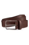 Allen Edmonds Broadway Avenue Leather Belt In Coffee Calfskin