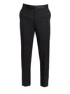 Saks Fifth Avenue Collection Wool Tuxedo Trousers In Black