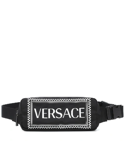 Versace Vintage Logo Belt Bag In Black