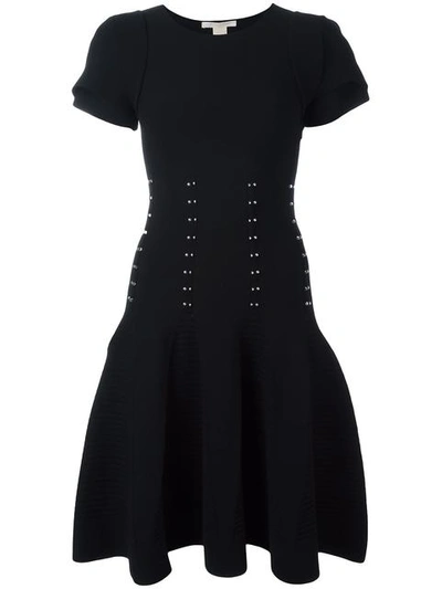 Antonio Berardi Studded Short Sleeve Dress | ModeSens