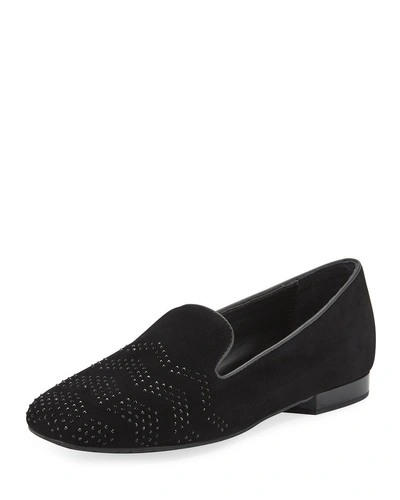 Donald J Pliner Hipi Studded Suede Loafers