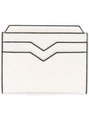 Valextra Flat Cardholder In White