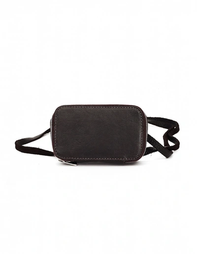 Guidi Brown Leather Mini Bag