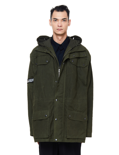Vetements Military-style Cotton Parka In White
