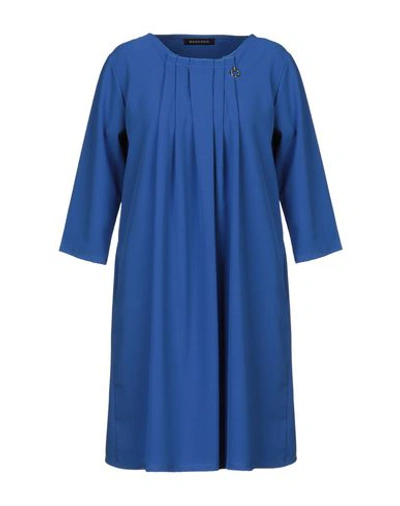 Mangano Short Dresses In Blue
