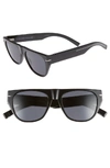 Dior Men's Flat-top Acetate Sunglasses In Black