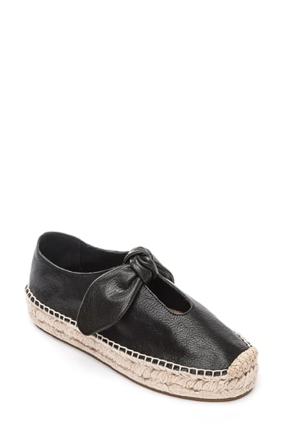 Bernardo Viola Slip on Espadrilles In Black Leather ModeSens