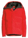 Canada Goose Men's Macmillan Parka Coat - Fusion Fit In Red