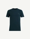 Allsaints Tonic Crewneck Cotton-jersey T-shirt In Dawn Green