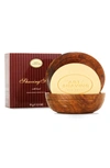 The Art Of Shaving Shaving Soap With Wooden Bowl, Sandalwood In Brown