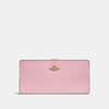 Coach Skinny Wallet In Blossom/gold