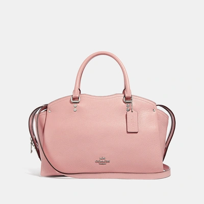 Coach Drew Satchel In Blossom/silver